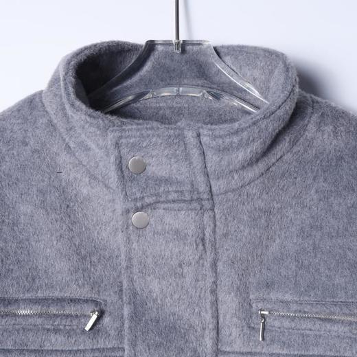 HL-8026SDSA男士秋冬新款痞帅男装潮牌美式纯色拉链立领夹克外套百搭时尚 商品图2