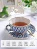 俄皇LOMONOSOV钴蓝网纹咖啡杯子高档精致陶瓷欧式下午茶套装礼盒 商品缩略图1
