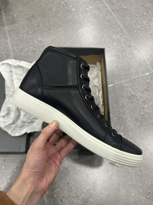 正品 ecco爱步 柔酷 7号系列 休闲 时尚板鞋 黑色 全新原盒 尺码42号0529 商品图2