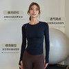 跃牌【美西西系列】健身服修身圆领速干瑜伽服长袖专业透气跑步训练运动上衣CX-685 商品缩略图2