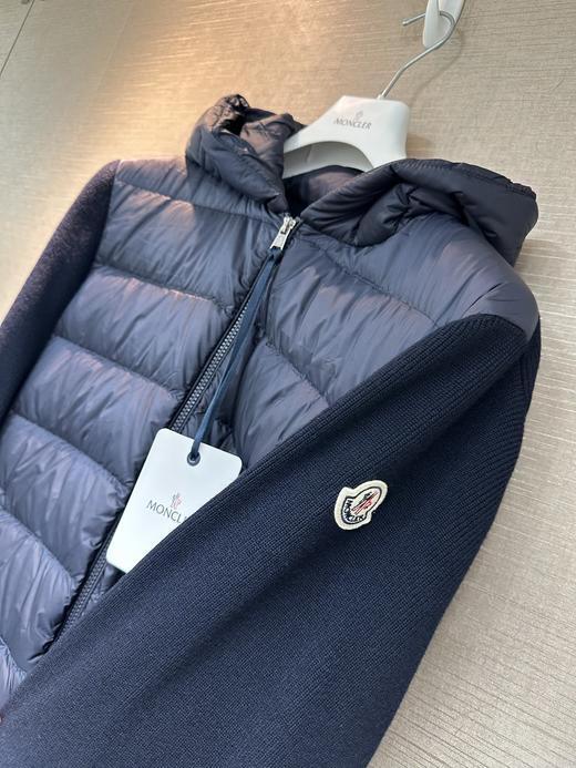 男款拼接针织连帽外套he018 商品图2