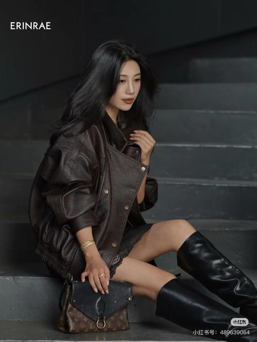 LV Saint Michel 水波纹 老花拼皮 黑色 斜挎包 商品图1