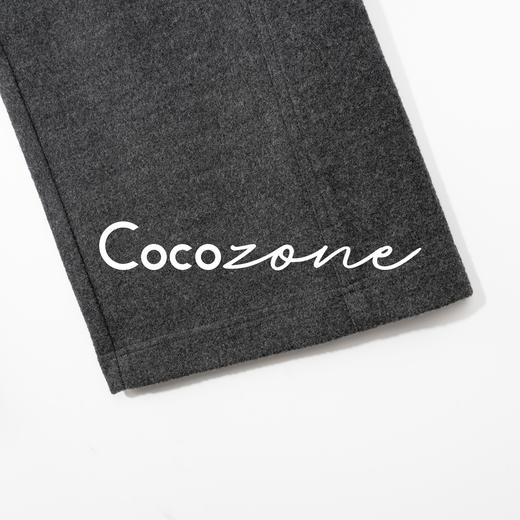 COCO ZONE 刘 一一 “羊毛弯刀裤”羊毛混纺垂坠感休闲裤CD1A1739 商品图4