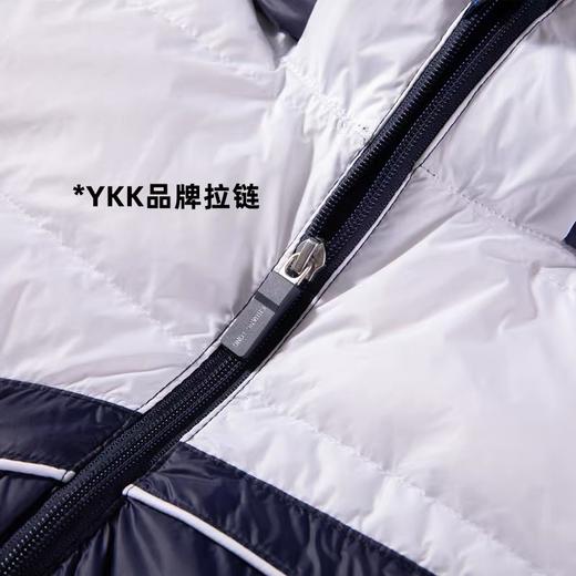创童深圳校服中学生长袖羽绒服轻薄外套90白鸭绒连帽Teflon三防面料男女同款 商品图3