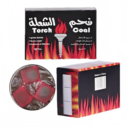 碳中的劳斯莱斯 沙特阿拉伯 TORCH 水烟用高端环保炭 竹子原料 可用于烧烤、取暖，无烟无味无害 商品图5