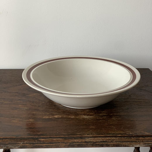 日本Stoneware炻器浅汤碗 大/小 商品图2