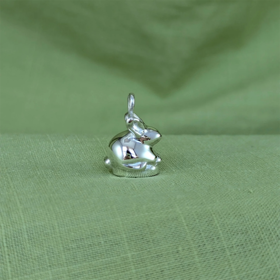 订购10周到｜Harvest Jewellery-Bunny Silver-银色 小兔子印章 吊坠［英国设计师］