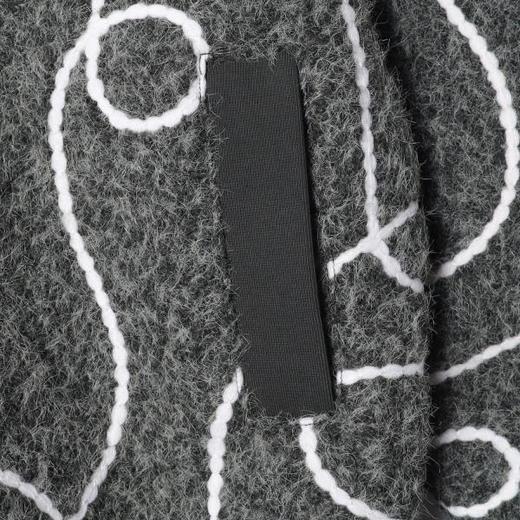 WT307SDSA男士秋冬新款痞帅男装潮牌撞色凌乱线条拉链立领连帽卫衣百搭 商品图3