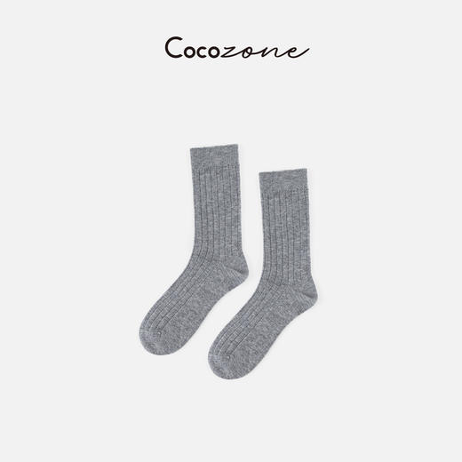 COCO ZONE 刘 一一【四双一组】纯色条纹袜子 CD2A2993 商品图1
