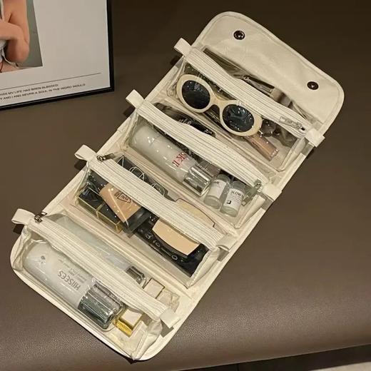 新款【可拆卸折叠化妆包】 大容量收纳包 女士手提旅行外出便携四合一收纳包 商品图5