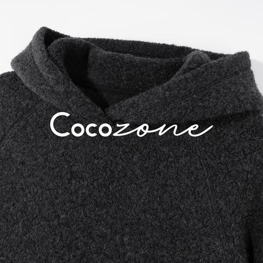 COCO ZONE 刘 一一 “自由卫衣”羊毛混纺连帽拉链卫衣CD1A1800 商品图2