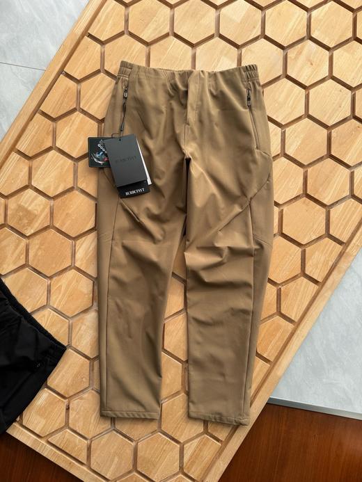 25年笛家同款冬季户外男式防水防雨透湿梭织运动松紧腰冲锋加绒软壳长裤！ 商品图3