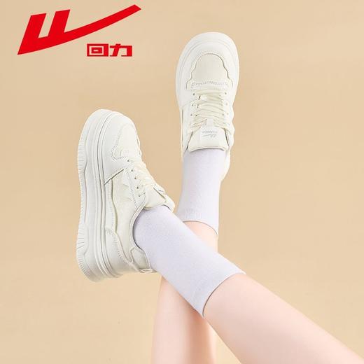 回力小白鞋女鞋2025秋季新款增高百搭厚底鞋子新中式运动休闲板鞋 商品图6