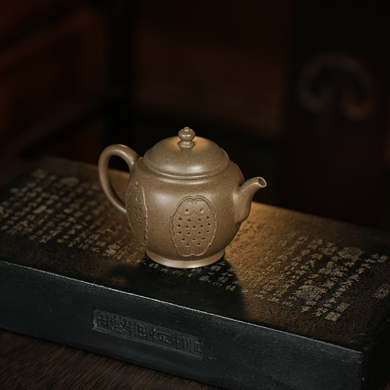 龙德堂陶艺 汤宣武制《玲珑系列之利好》原矿青段 170cc 库存请咨询客服