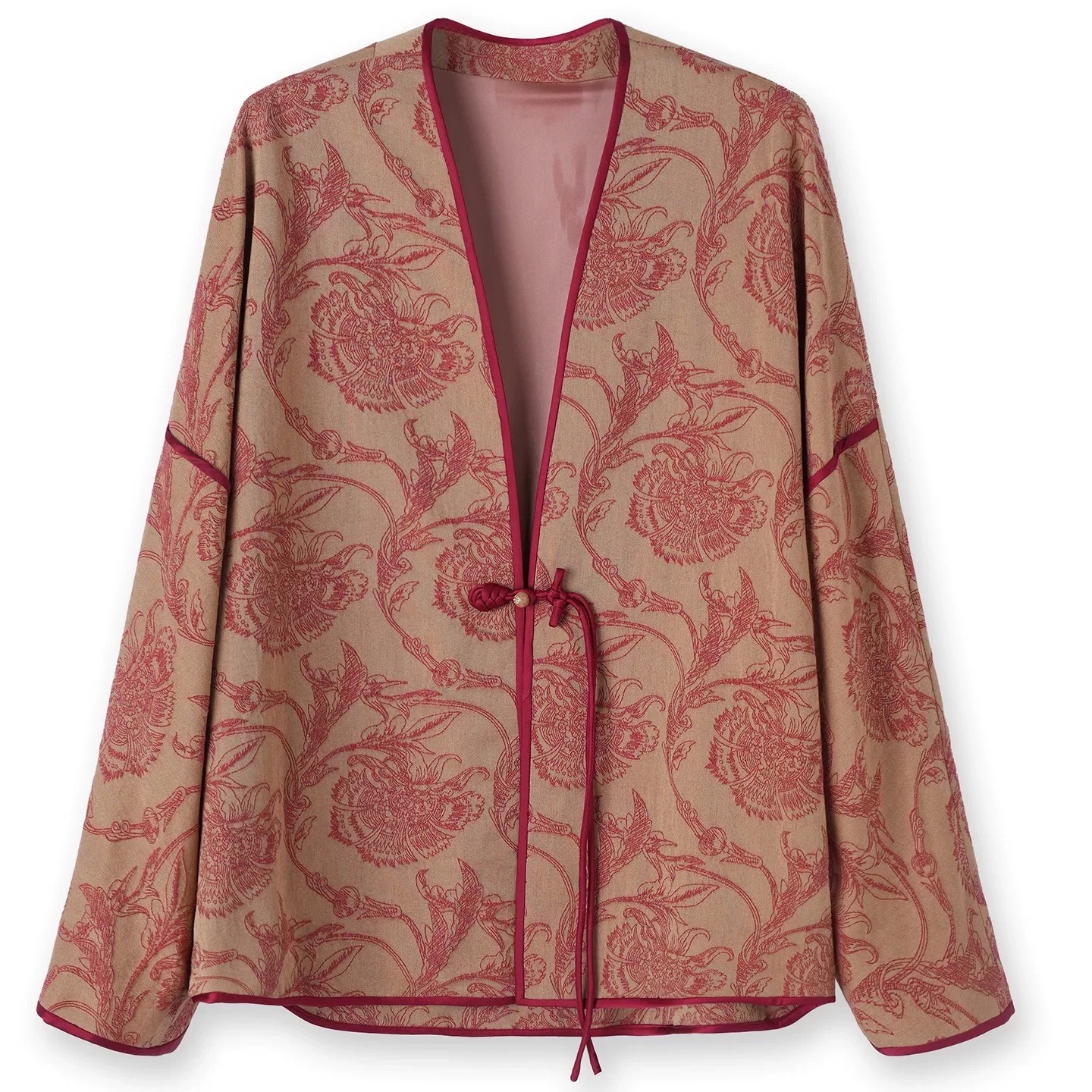 Famecoco范可儿秋冬款新中式短款上衣外套FAD6AB219