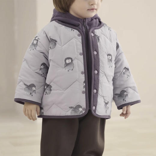 裁缝学苑TQ186夹棉外套棉服纸样棉袄绗棉连帽摇粒绒童装样板打版 商品图4