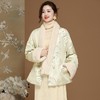 新中式国风羽绒服中国风提花长袖百搭款OY24389 商品缩略图1