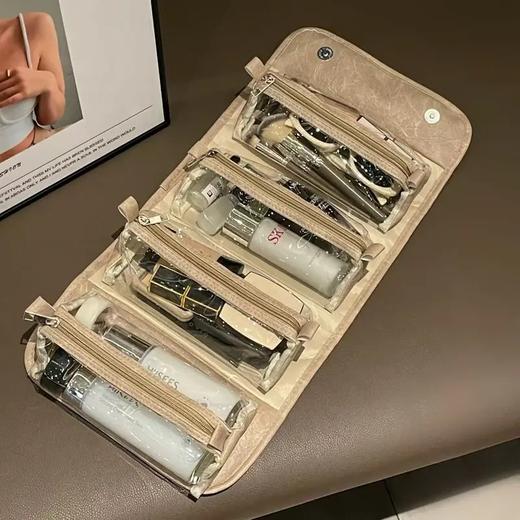 新款【可拆卸折叠化妆包】 大容量收纳包 女士手提旅行外出便携四合一收纳包 商品图7