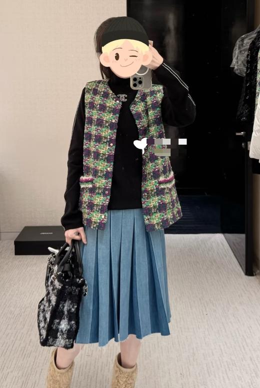 女款格子马甲外套lv025 商品图2