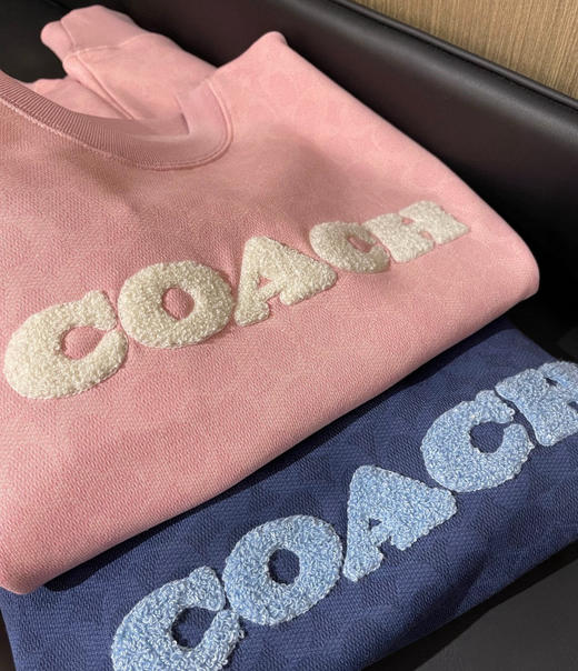 𝐂𝐇女款圆领老花毛毡刺绣小标卫衣815 商品图6