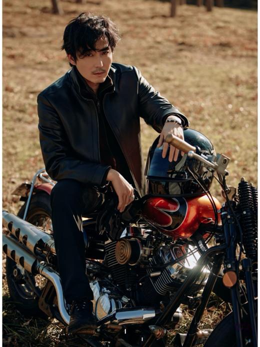 男士绵羊皮90白鸭绒羽绒皮衣外套 商品图6