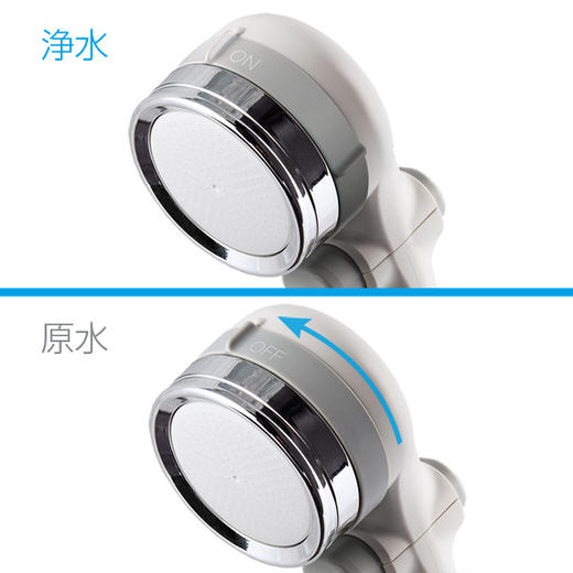 【TAKAGI家庭版净水花洒套装】(含增压款止水过滤双切换喷头2个过滤芯）| 日本进口 增压过滤 绵密水流 一键净水自由切换 商品图4