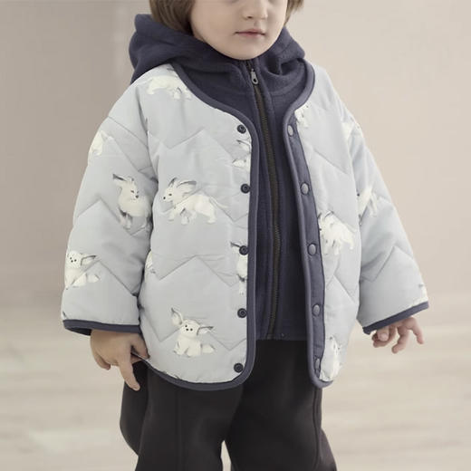 裁缝学苑TQ186夹棉外套棉服纸样棉袄绗棉连帽摇粒绒童装样板打版 商品图2