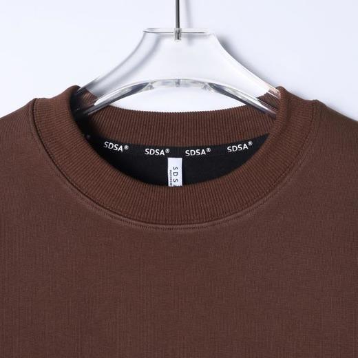 WY1475SDSA秋冬新款痞帅男装时尚简约织带纯色金属设计圆领卫衣百搭时尚 商品图2