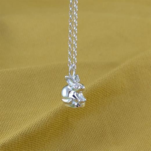 订购10周到｜Harvest Jewellery-Bunny Silver-银色 小兔子印章 吊坠［英国设计师］ 商品图5