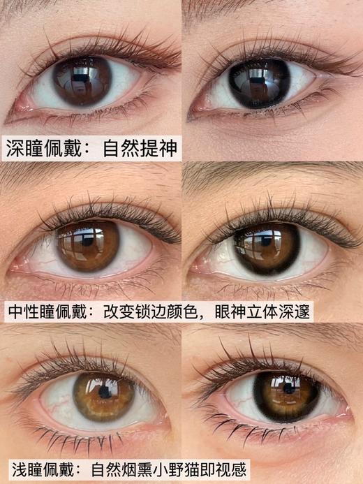 Tom doll 日抛 十片装 黑玛瑙 直径14.2mm着色13.4mm 商品图8