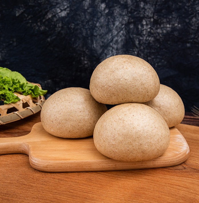 【大鹏】黑全麦馒头面食粗粮100g1个*20个