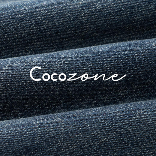 COCO ZONE 刘 一一 “羊毛牛仔”羊毛混纺直筒阔腿牛仔裤CD1A1814 商品图4