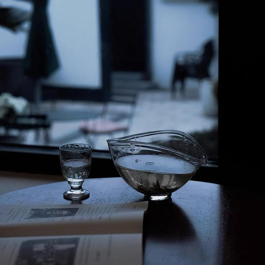 玻心璃语 | 非白水滴公道杯 绿茶 玻璃 原创设计 茶具 手工匠人 商品图3