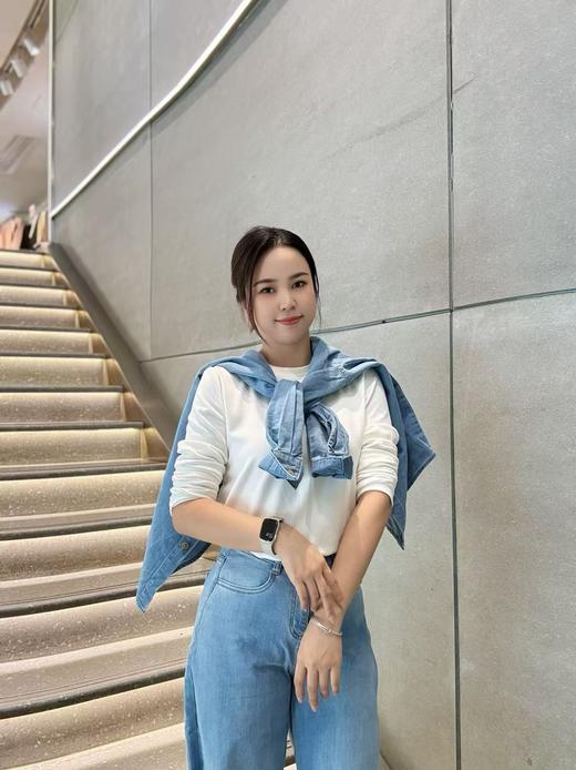 佐丹奴女装25年商场新款长袖纯色T恤05325603 商品图1