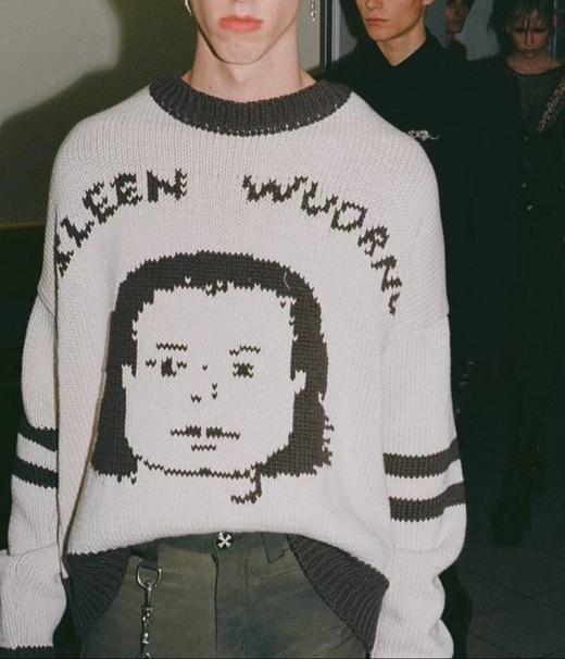 中性款大粗针卡通针织毛衣zh 商品图2