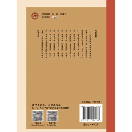 医方集解 中医临证经典文库 清 汪昂 著 涵盖实用方剂八百余*分列21卷 经典中医方剂学 临床医学9787513298483中国中医药出版社 商品图2