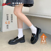 回力山茶花乐福鞋女2025秋冬新款厚底英伦风复古黑色小皮鞋女单鞋 商品缩略图1