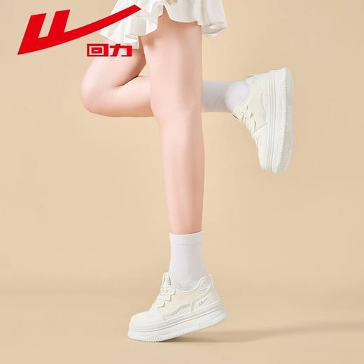回力小白鞋女鞋2025秋季新款增高百搭厚底鞋子新中式运动休闲板鞋 商品图8
