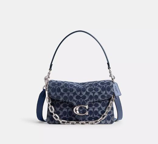 牛仔香布雷银扣 有好折！Coach专柜款Tabby翻盖链条包 原价5k+现在只要￥2799直邮到手 商品图0