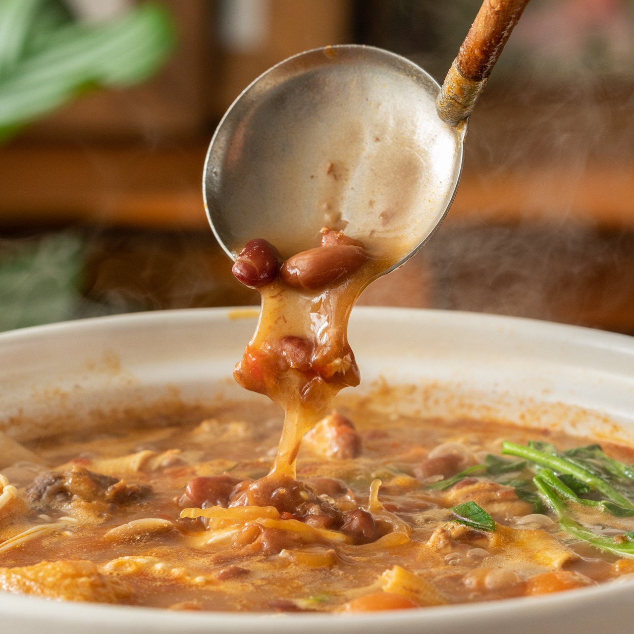 贵州特色豆米火锅|豆香浓郁，空口喝、泡饭、涮菜都绝了