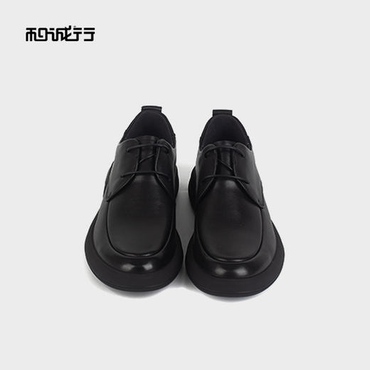 和诚行2025秋冬新款舒适真皮男式商务休闲鞋1370143 商品图2