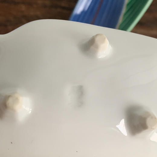 日本中古竹叶型蘸料碟 X1366 商品图2