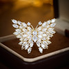 高档轻奢超闪璀璨立体蝴蝶镶嵌锆石胸针，气质百搭西装晚宴配饰LY-Z-230 商品缩略图0