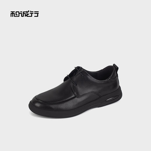 和诚行2025秋冬新款舒适真皮男式商务休闲鞋1370143 商品图1