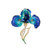 高档紫色鸢尾花胸针，气质优雅大气设计感精美胸花LY-M-186 商品缩略图3