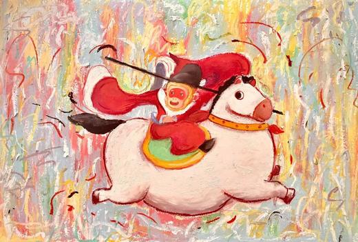 陈建周《马上封侯 2.0 》 原作 商品图0