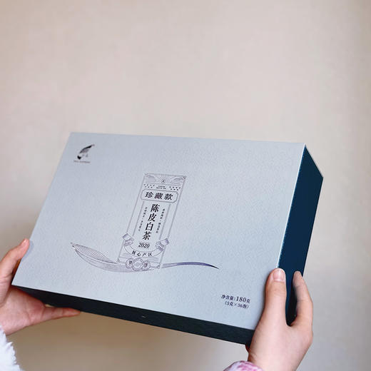 珍藏款陈皮白茶180克精美礼盒装 商品图0