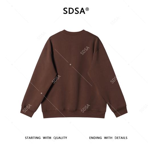 WY1475SDSA秋冬新款痞帅男装时尚简约织带纯色金属设计圆领卫衣百搭时尚 商品图5