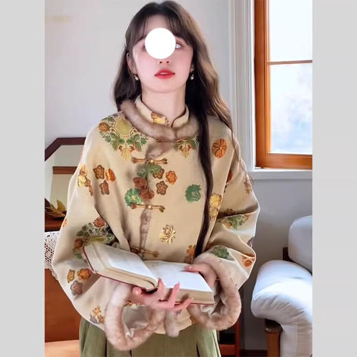 裁缝学苑AH101新中式加绒外套纸样设计感上衣女装新款服装打板裁剪图纸 商品图1