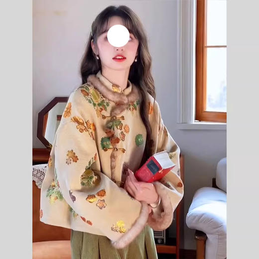 裁缝学苑AH101新中式加绒外套纸样设计感上衣女装新款服装打板裁剪图纸 商品图3